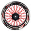 Felgenaufkleber Supermoto Design Razor W rot
