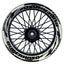 Felgenaufkleber Supermoto Design Razor W schwarz