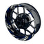 Felgenaufkleber Tires schwarz Wheelsticker Premium blau