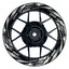 Felgenaufkleber Tires schwarz Wheelsticker Premium weiss