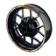 Felgenrandaufkleber V1 weiss orange