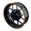 Felgenrandaufkleber V4 schwarz orange