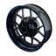 Felgenrandaufkleber V6 schwarz blau