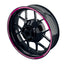 Felgenrandaufkleber V6 weiss pink