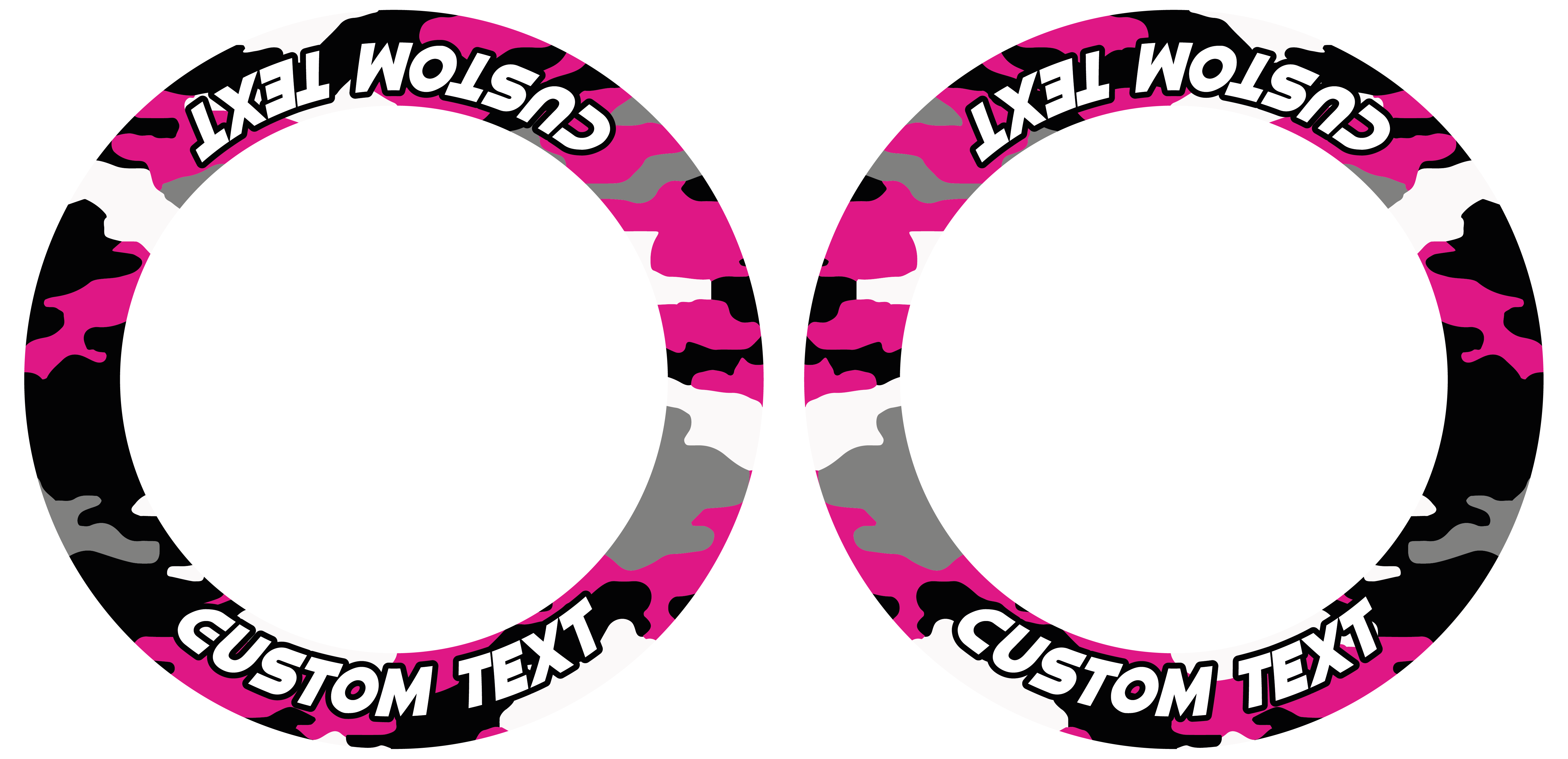 Pink Sticker For Rims Individuelle Felgenaufkleber