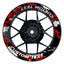 Individuelle Felgenaufkleber "Camouflage" Premium Wheelsticker keine