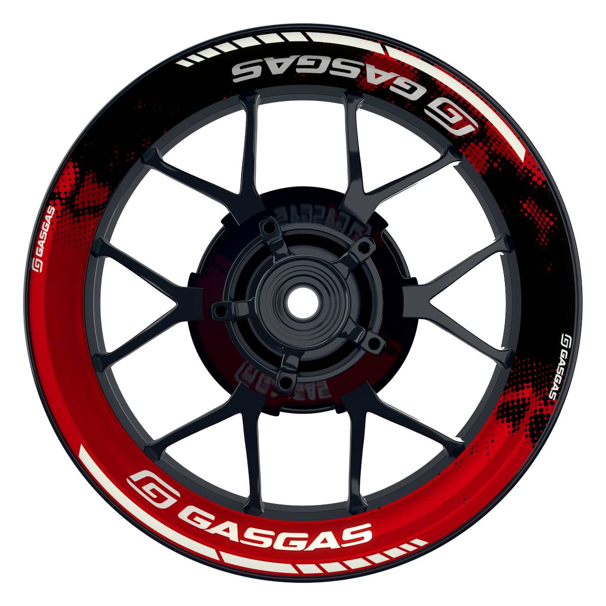 GASGAS Felgenaufkleber premium Dots