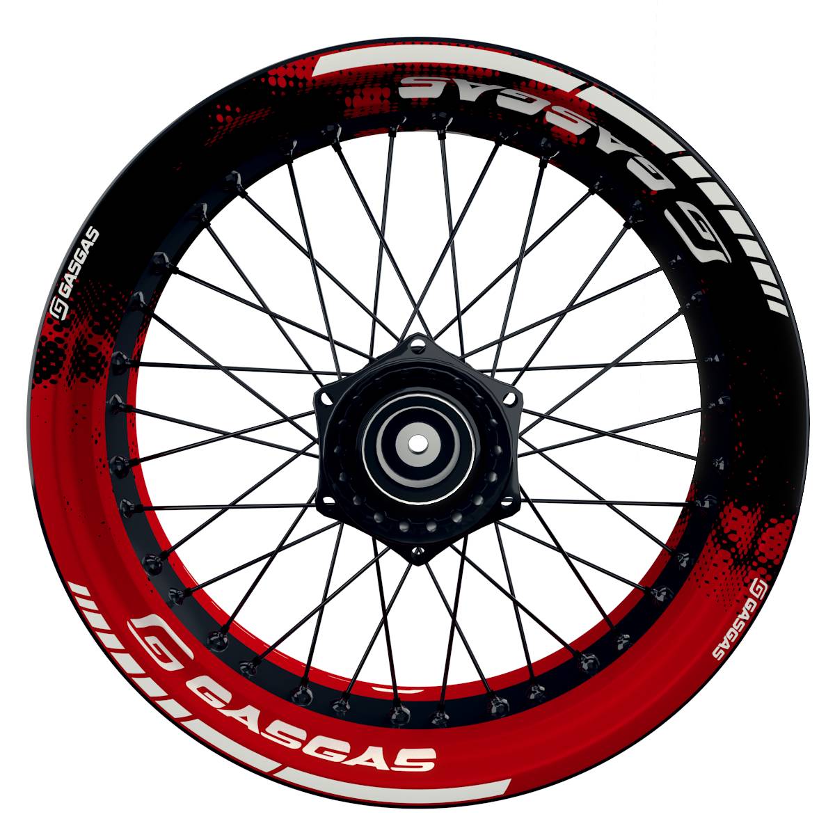 GASGAS Felgenaufkleber premium Dots
