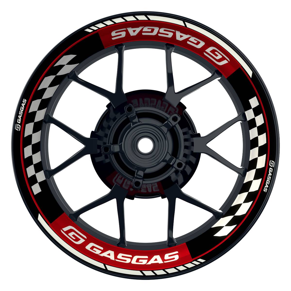 GASGAS Felgenaufkleber premium Grid