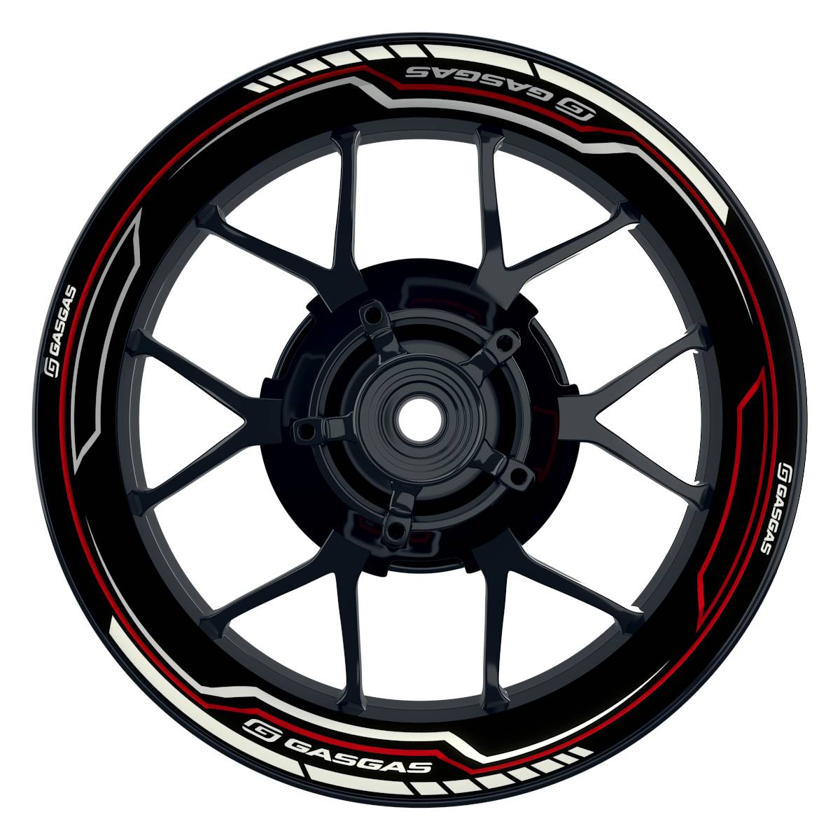 GASGAS Felgenaufkleber premium Lightning
