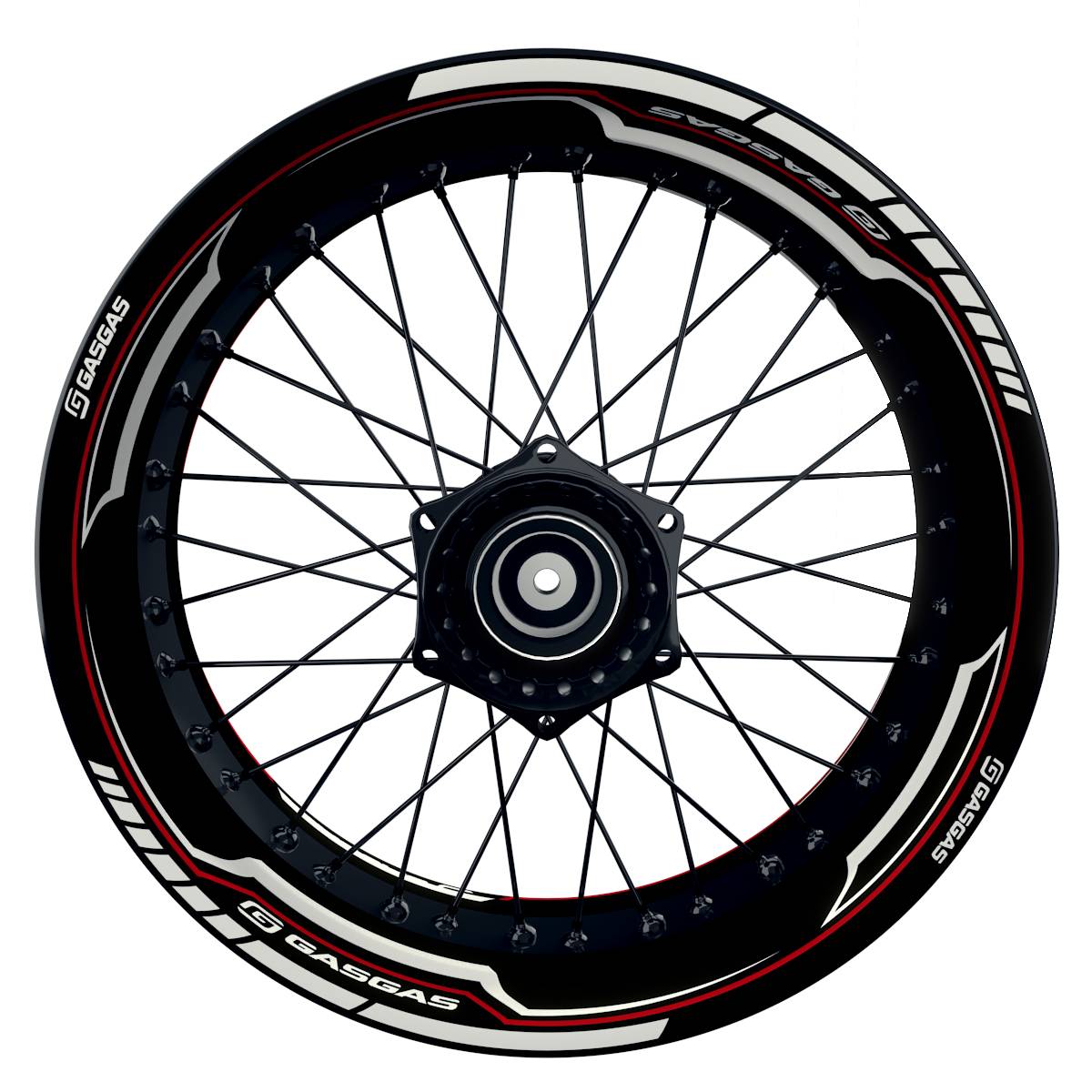 GASGAS Felgenaufkleber premium Lightning