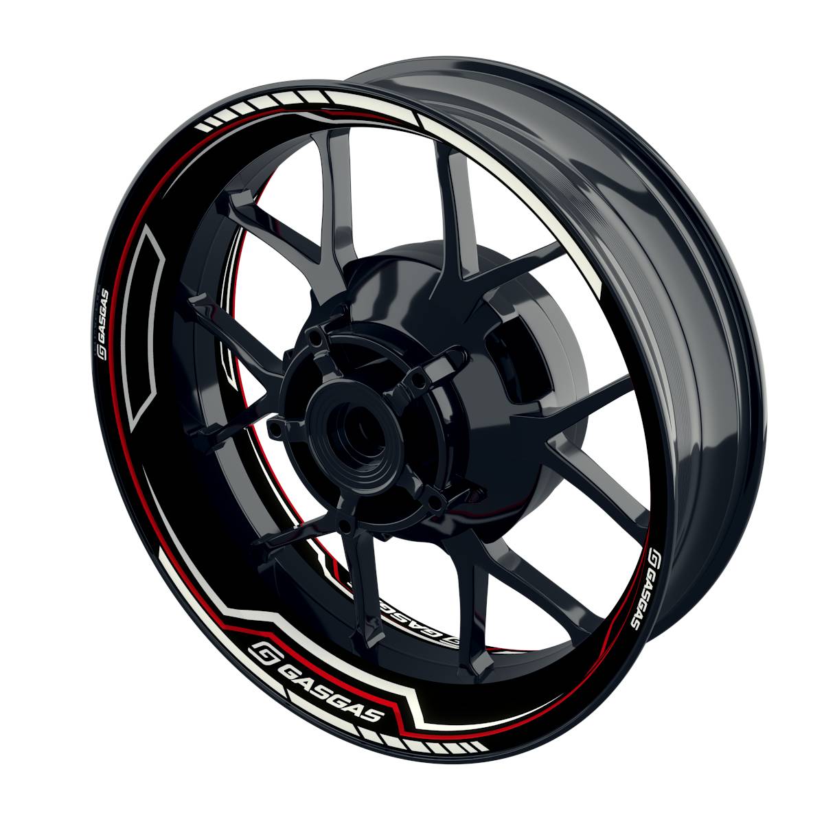 GASGAS Felgenaufkleber premium Lightning