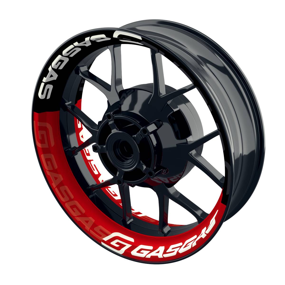 Motorrad Felgenaufkleber 360 Spin - GASGAS Zoom