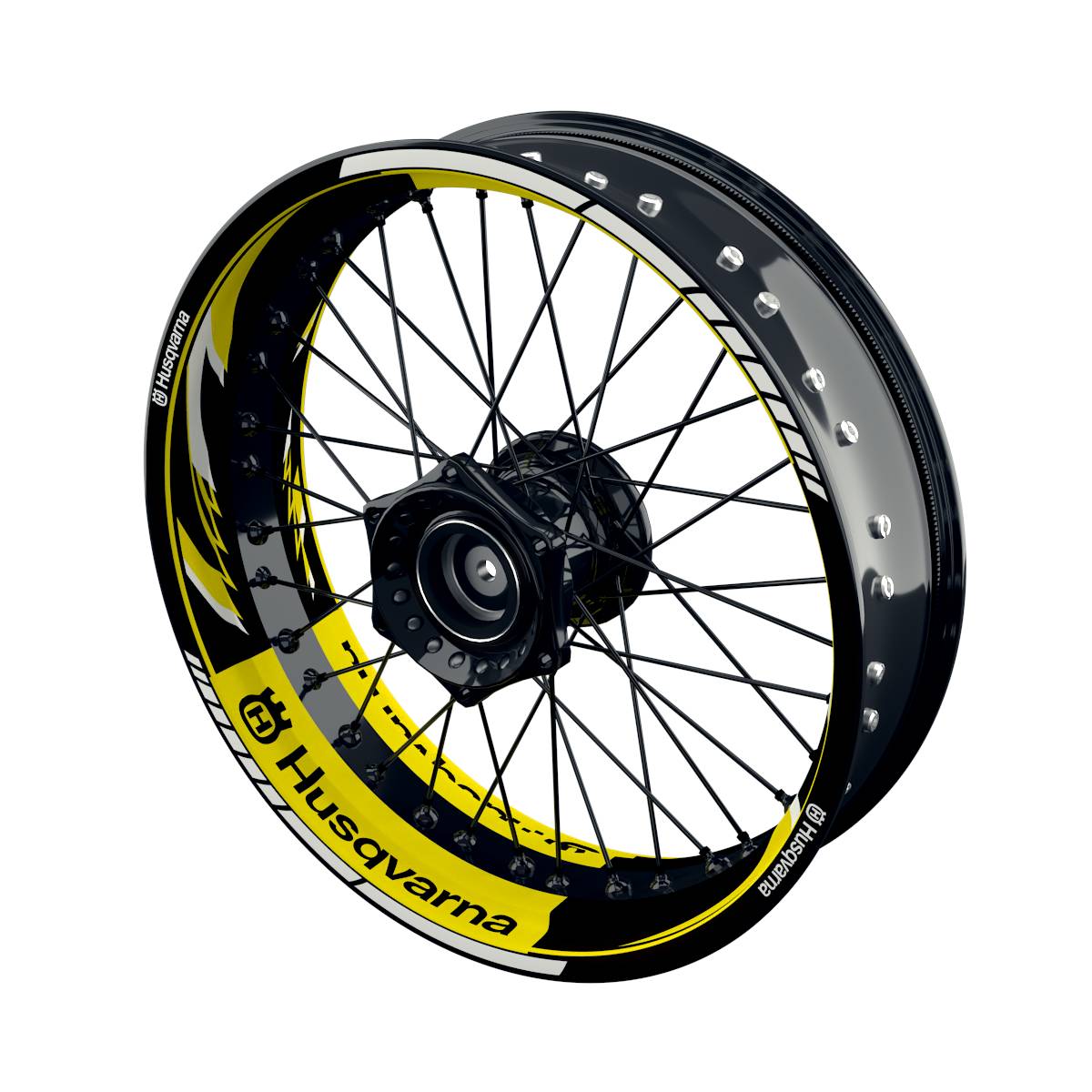 Motorrad Felgenaufkleber 360 Spin - Husqvarna Razor