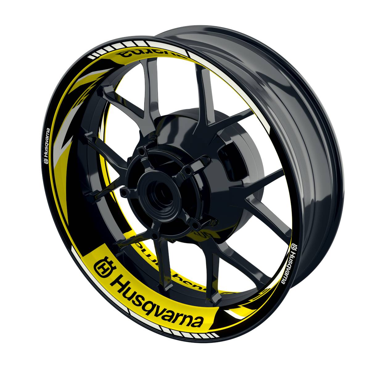 Motorrad Felgenaufkleber 360 Spin - Husqvarna Razor