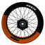 Felgenaufkleber KTM premium Halb halb