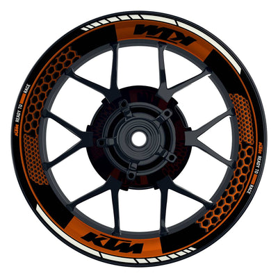Felgenaufkleber KTM premium Hexagon