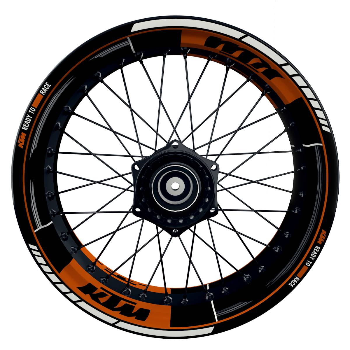 Felgenaufkleber KTM premium Scratched