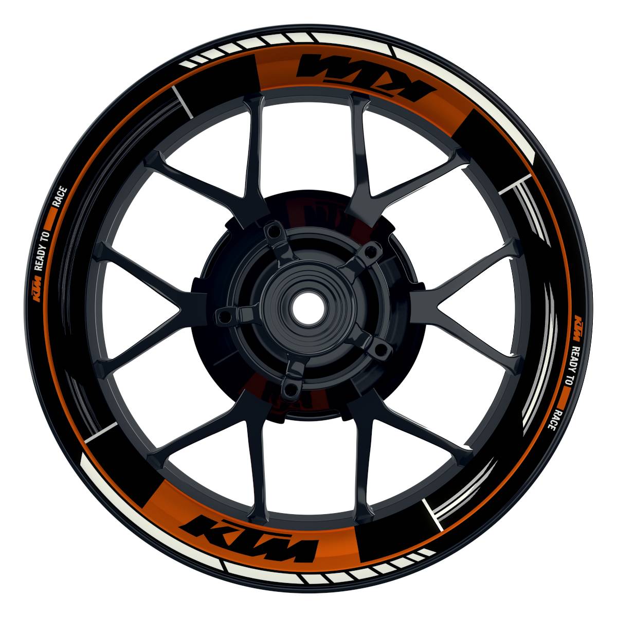 Felgenaufkleber KTM premium Scratched