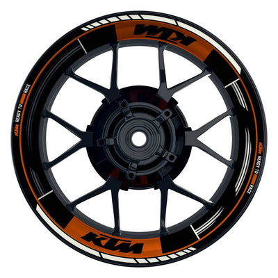 Felgenaufkleber KTM premium Scratched