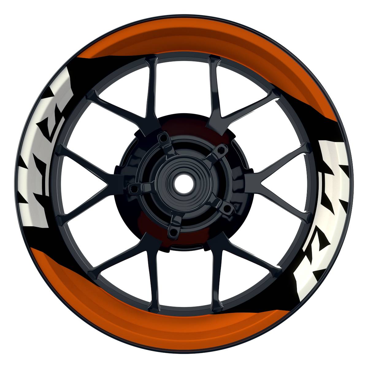 Motorrad Felgenaufkleber 360 Spin - KTM Storm