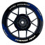 Individuelle Felgenaufkleber "Saber" Premium geteilt Wheelsticker blau