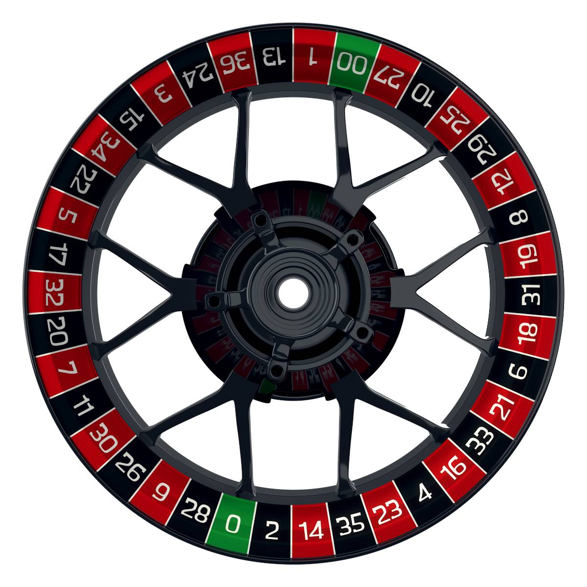 Felgenaufkleber Roulette Premium keine