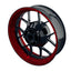 Felgenaufkleber Trouble schwarz Wheelsticker Premium rot