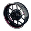 Felgenaufkleber Cafe Racer Clean Wheelsticker Premium geteilt pink