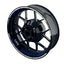 Felgenaufkleber Cafe Racer Hexagon Wheelsticker Premium geteilt blau