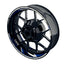 Felgenaufkleber Cafe Racer Razor Wheelsticker Premium geteilt blau