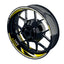 Felgenaufkleber Cafe Racer Razor Wheelsticker Premium geteilt gelb
