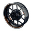 Felgenaufkleber Cafe Racer SAW Wheelsticker Premium geteilt orange