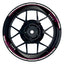 Felgenaufkleber Cafe Racer SAW Wheelsticker Premium geteilt pink