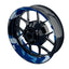 Felgenaufkleber Camouflage Eckig blau Wheelsticker Premium geteilt keine
