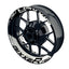 Suzuki GSXR 750 Felgenaufkleber GIXXER 750 halb halb V2 Wheelsticker Premium geteilt weiss