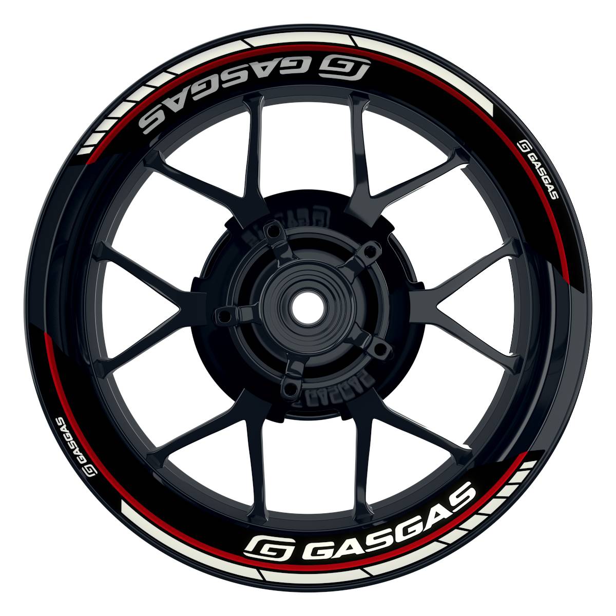 GASGAS Felgenaufkleber geteilt Clean