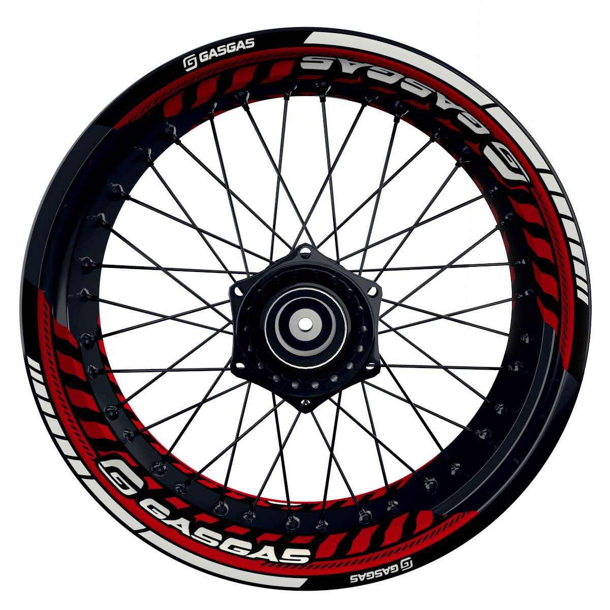 GASGAS Felgenaufkleber geteilt Construct