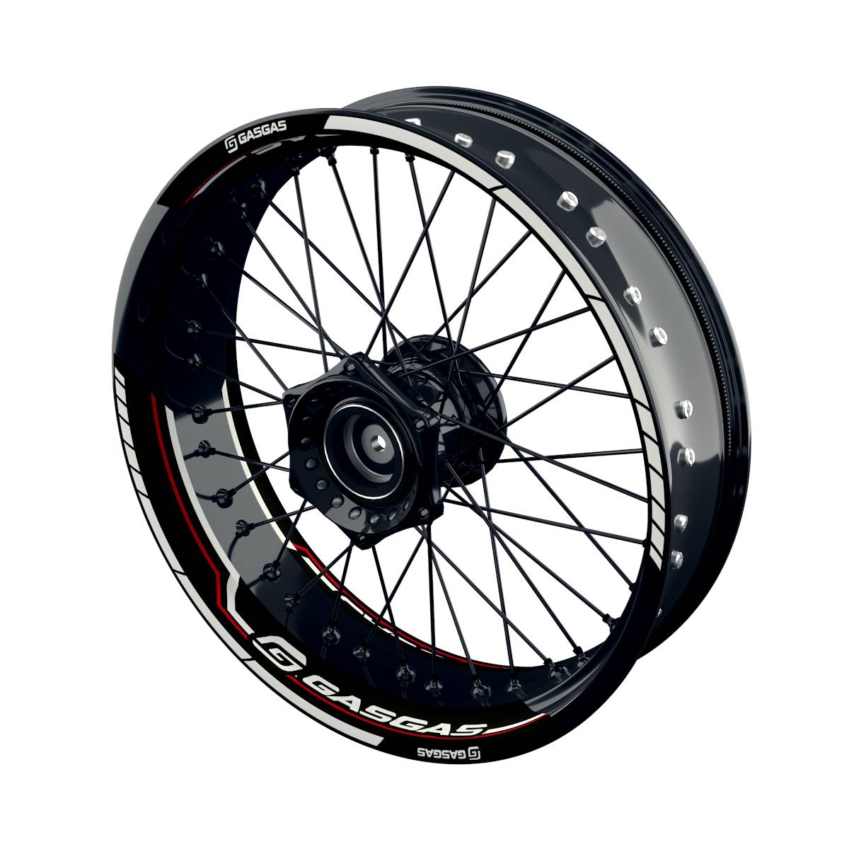 GASGAS Felgenaufkleber geteilt Lightning