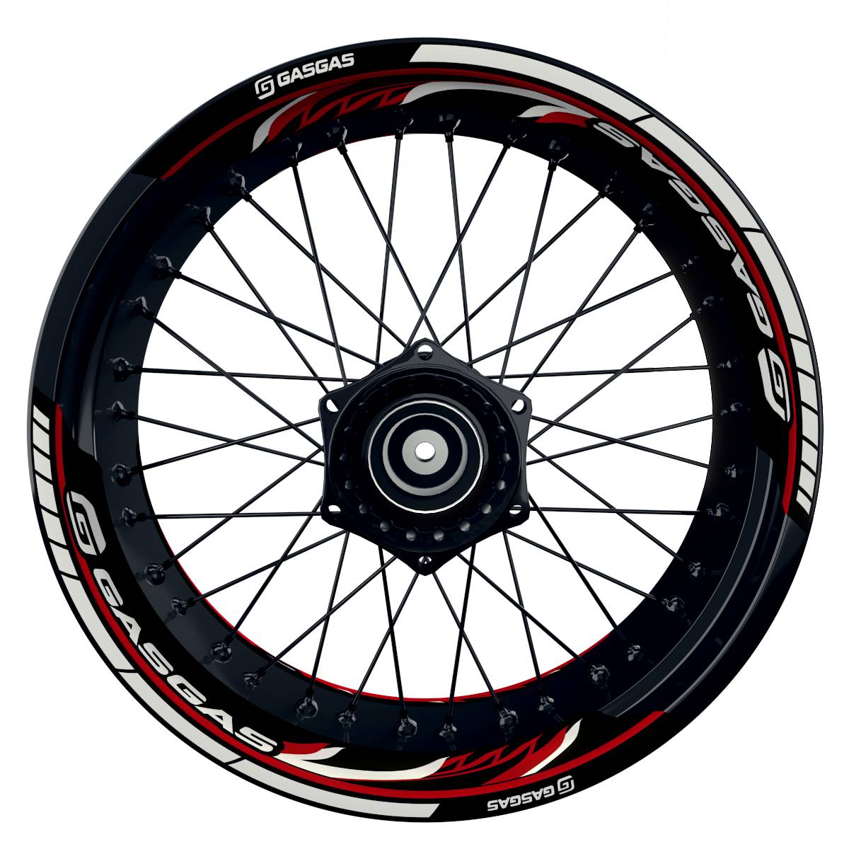 GASGAS Felgenaufkleber geteilt Razor