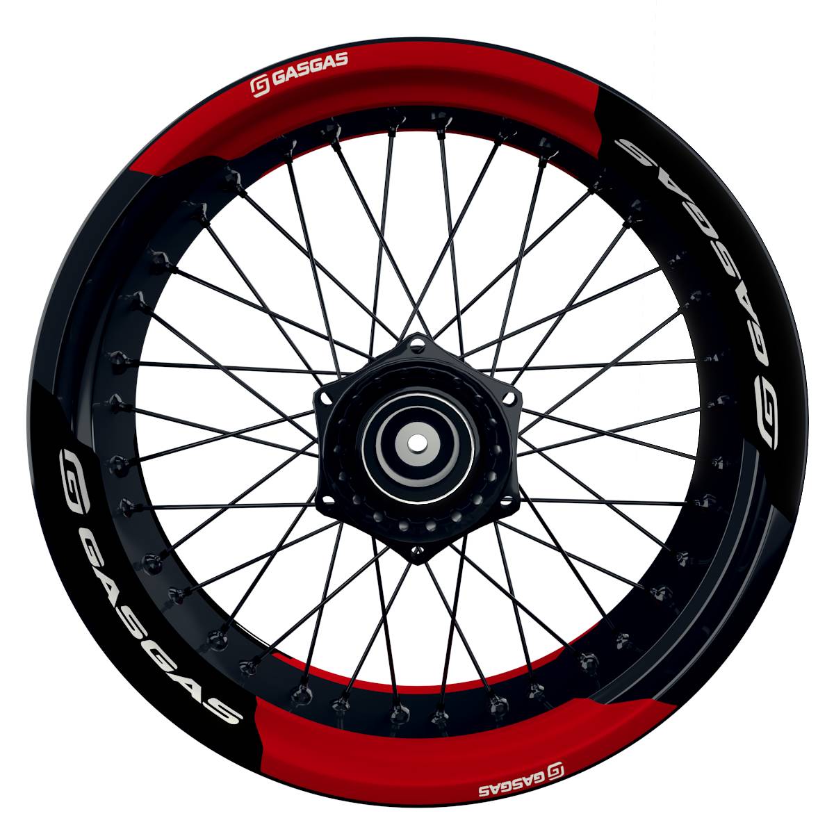 GASGAS Felgenaufkleber geteilt Saber