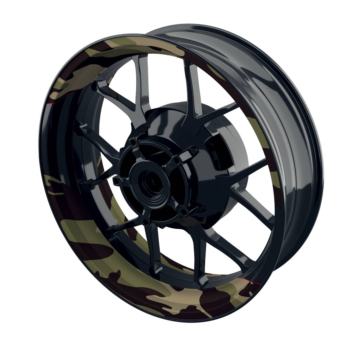 Felgenaufkleber German Camouflage 2 Wheelsticker Premium geteilt keine