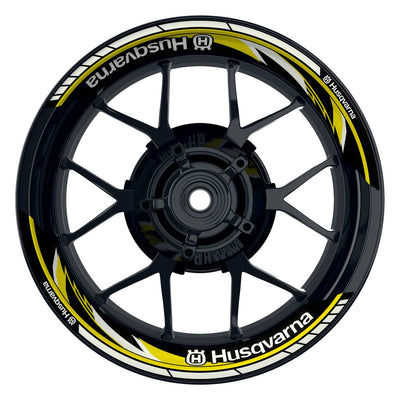 Husqvarna Felgenaufkleber geteilt Razor