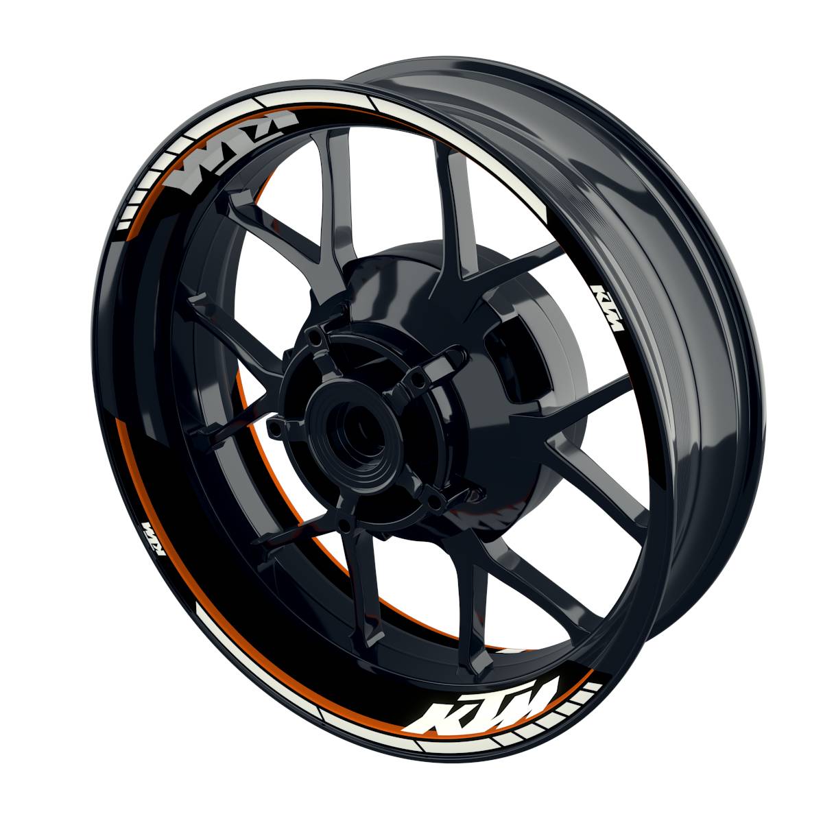 Felgenaufkleber KTM geteilt Clean