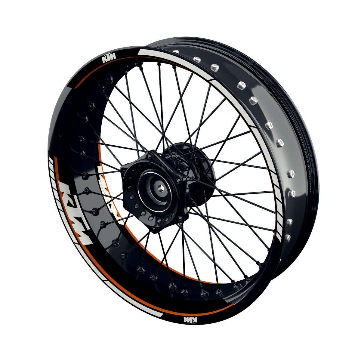 Felgenaufkleber KTM geteilt Clean