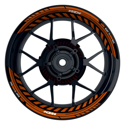 Felgenaufkleber KTM geteilt Construct