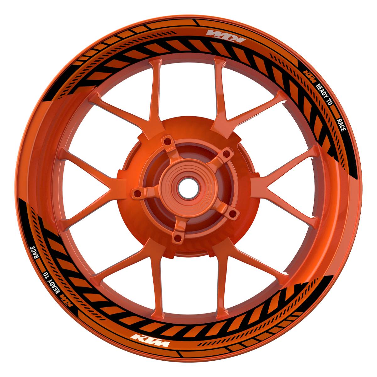 Felgenaufkleber KTM geteilt Construct