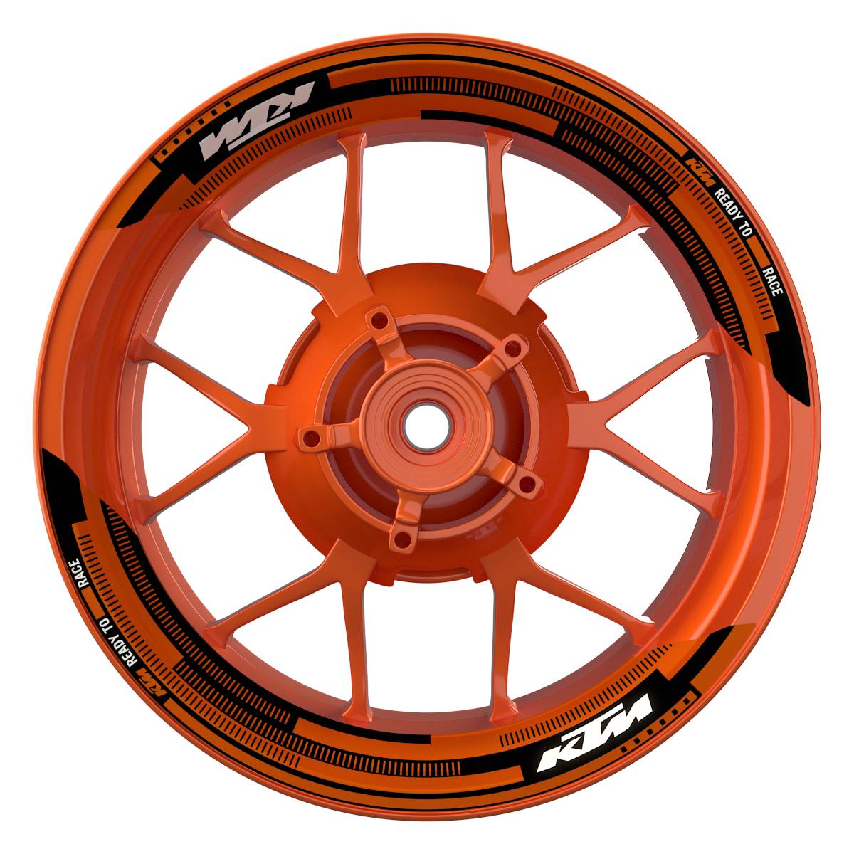 Felgenaufkleber KTM geteilt Cybertech