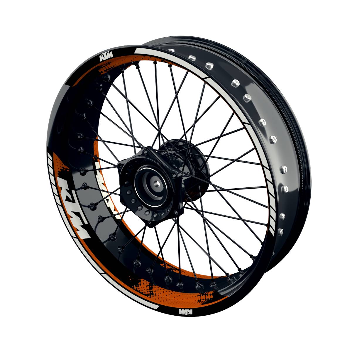 Felgenaufkleber KTM geteilt Dots
