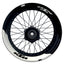 Felgenaufkleber KTM geteilt Fifty Fifty V2 weiss